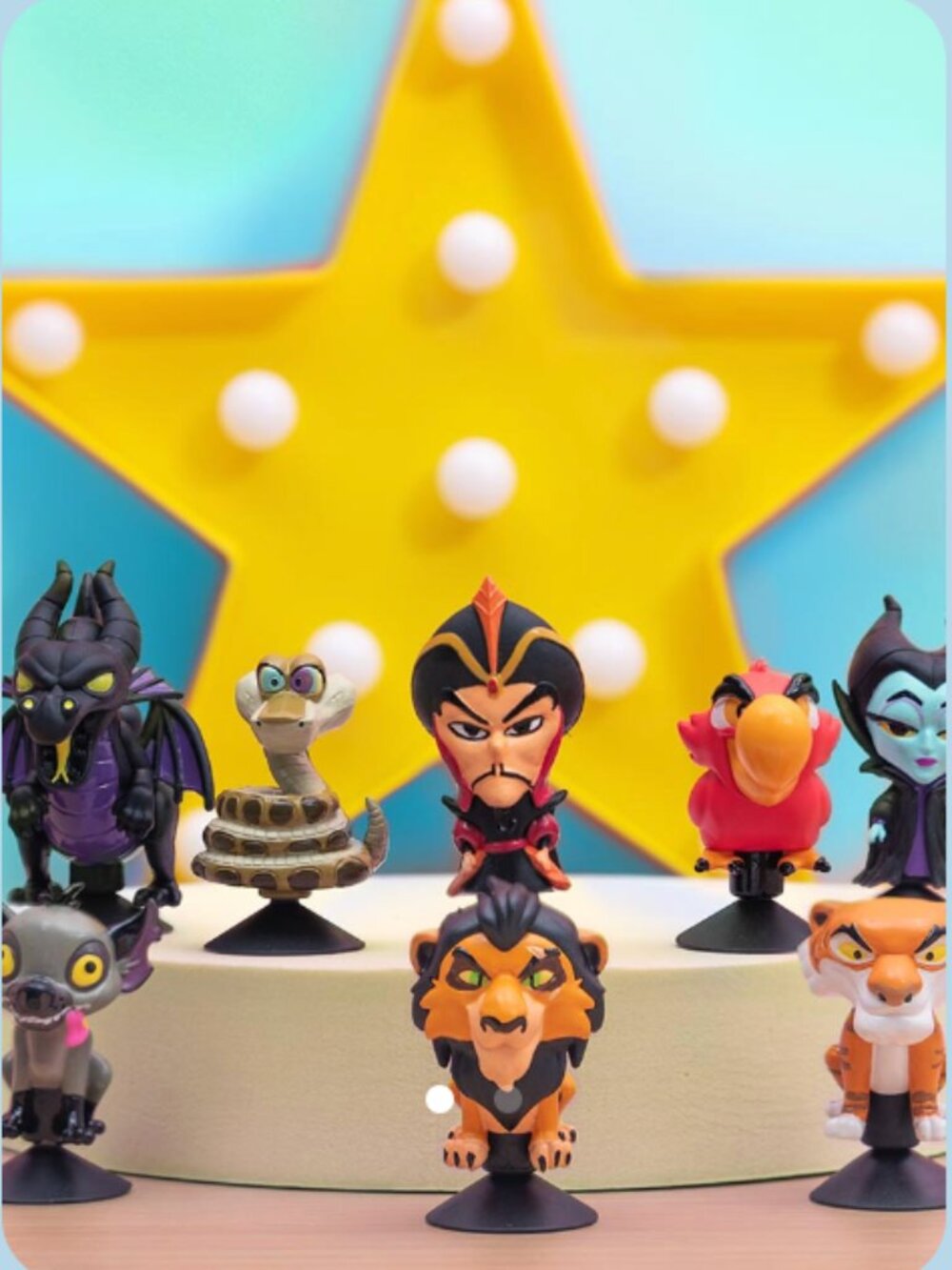 Disney Villains Chibi Snapz - New - Complete Set